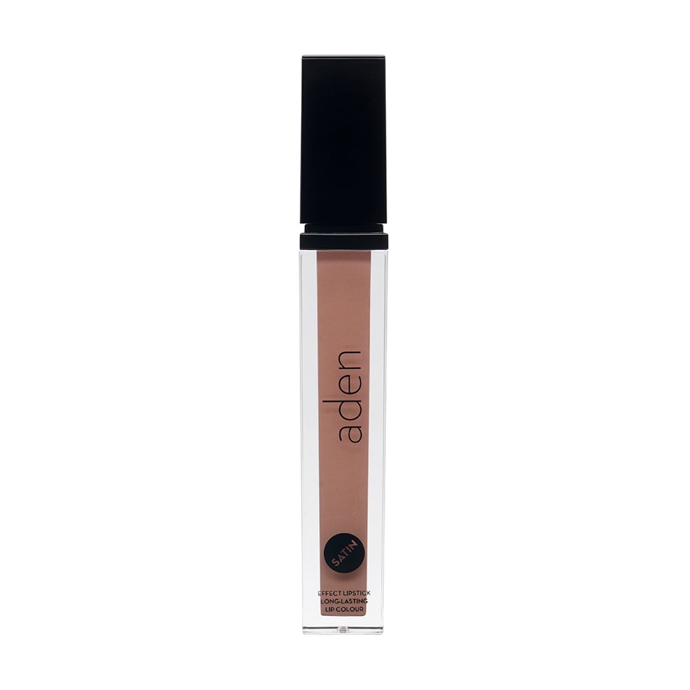 Рідка матова помада Aden Satin Effect Lipstick 01 Radiant Beige, 7 мл